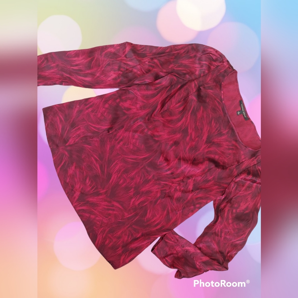 100% Silk Blouse top Cynthia Steffe women 4